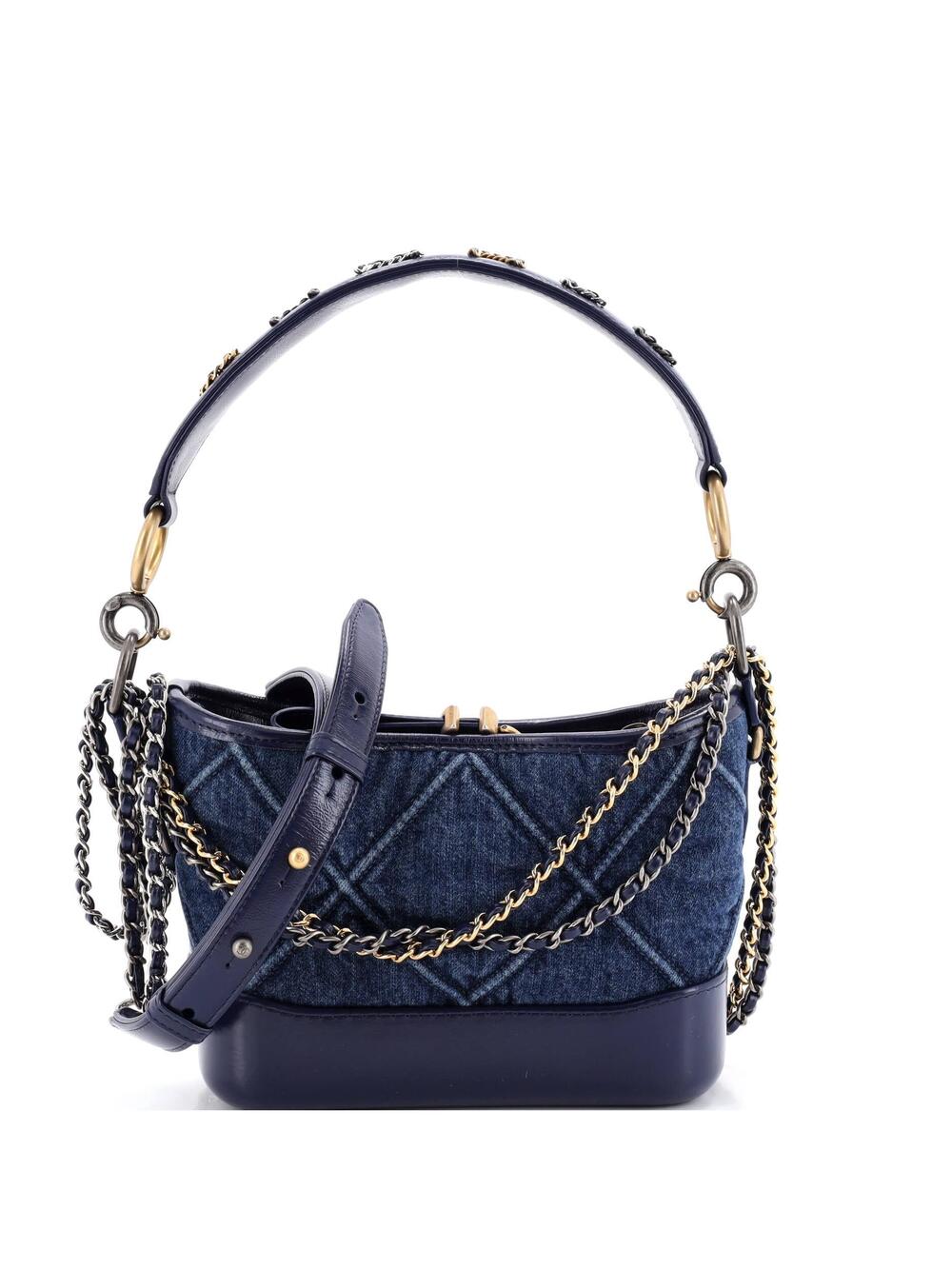 Chanel Gabrielle Hobo With Logo Handle #283561C41B